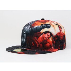 New Era 59Fifty All Over Batman Vs Superman Dawn Of Justice Men Fitted Cap